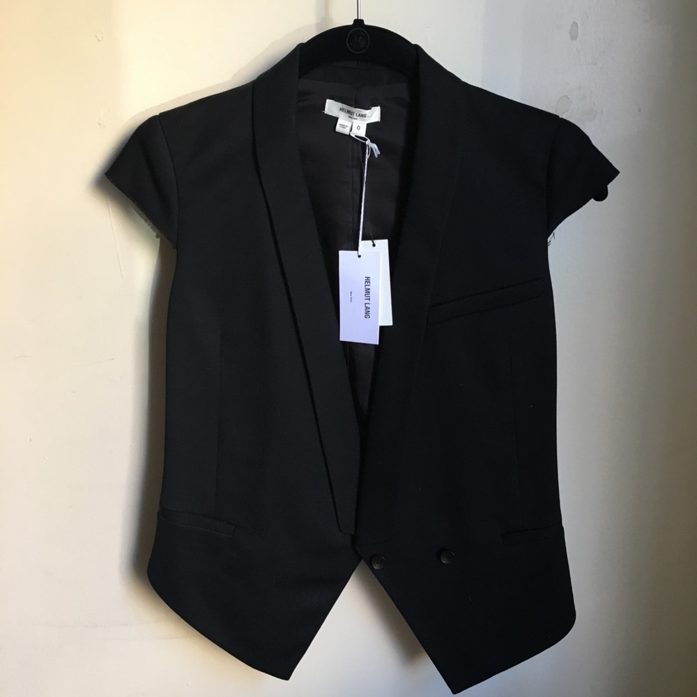 Helmut Lang Black Vest
